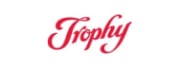 Trophy client red cursive text font logo, used to represent a satisfied Fulfillit client