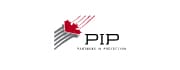 PIP client text logo with gray font to represent a satisfied Fulfillit client