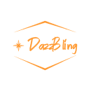 DazzBiling client custom logo with gold font inside an open diamond image, used to represent a testimonial left for Fulfillit by DazzBiling